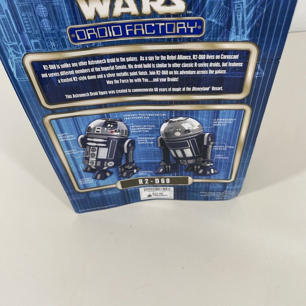 Disney Star Wars R2-D60 R2-D2 Droid Factory Figure Disneyland 60th RARE - Picture 5 of 9